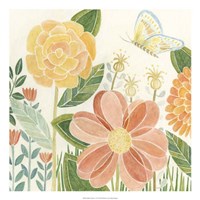 Papillon Garden I Fine Art Print