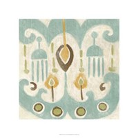 Serene Ikat I Fine Art Print