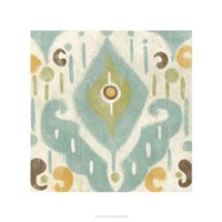 Serene Ikat II Fine Art Print