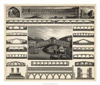 Antique City Plan II Fine Art Print