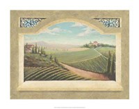 Vineyard Window I Fine Art Print
