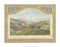Vineyard Window II Fine Art Print