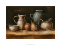 Earthenware & Fruit I Fine Art Print