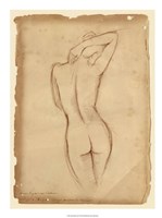 Antique Figure Study I Fine Art Print