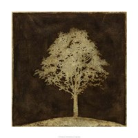 Gilded Tree II Fine Art Print