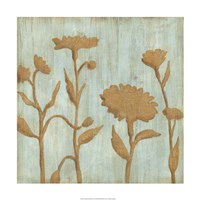 Golden Wildflowers I Fine Art Print