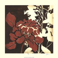 Linen & Silhouettes I Framed Print