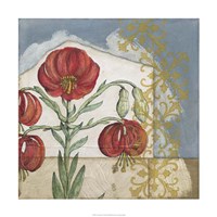 Vintage Lilies I Fine Art Print