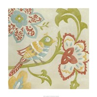 Linen Songbird I Framed Print