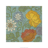 Cottage Chintz I Framed Print