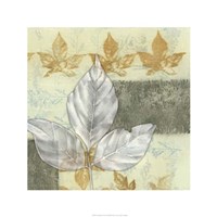 Leaf Repeat II Framed Print