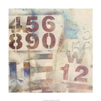 Numbered I Fine Art Print