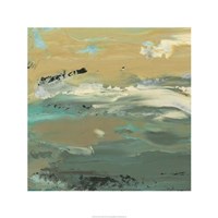 Green Water's Edge I Fine Art Print