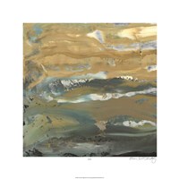 Green Water's Edge III Fine Art Print