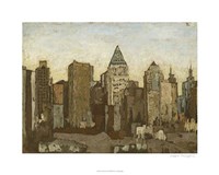 City & Sky I Fine Art Print