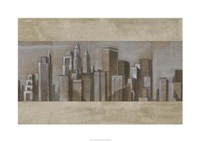Silver Skyline II Fine Art Print