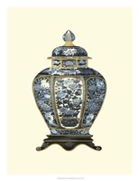 Blue Porcelain Vase I Framed Print