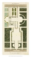 Plan de la Villa Bolognetti by Pierre Bonnard - 14" x 26"