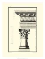 B&W Column and Cornice III Fine Art Print