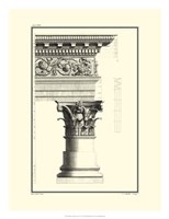 B&W Column and Cornice IV Fine Art Print