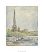 View of Paris III Fine Art Print
