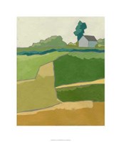 Rural Vista I Framed Print