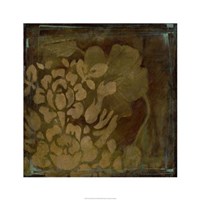 Damask Silhouette I Fine Art Print