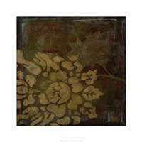 Damask Silhouette II Fine Art Print