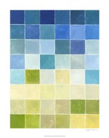 Pixilated Landscape II Fine Art Print