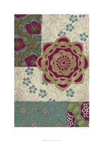 Batik Ornament I Framed Print