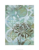 Delicate Collage I Framed Print