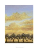 Treeline Sunset II Framed Print