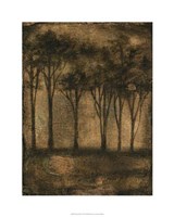 Bronzed Treeline I Fine Art Print