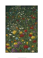 Bright Wildflower Field I Fine Art Print