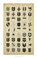 Vintage Heraldry II Fine Art Print