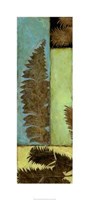 Fossilized Ferns II by Jennifer Goldberger - 16" x 36"