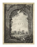 Ruines de Rome Fine Art Print