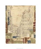 Streets of Downtown II Framed Print