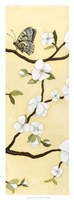 Eastern Blossom Triptych III Framed Print