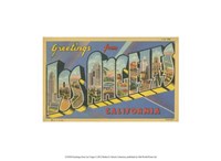 Greetings from Los Angeles Fine Art Print