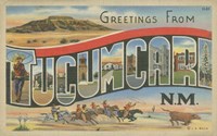 Greetings from Tucumcari Fine Art Print
