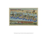 Greetings from Wyoming Fine Art Print