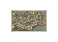 Chicago- Bird's Eye View Fine Art Print