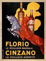 Florio E Cinzano by Leonetto Cappiello - various sizes