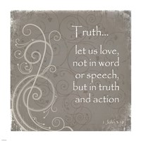 Truth Quote Fine Art Print