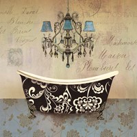 French Vintage Bath II - Mini Fine Art Print