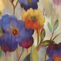 Ikat Florals I Fine Art Print