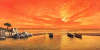 Tramonto dorato Fine Art Print