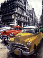 Havana Vintage Classic Cars I Fine Art Print