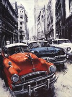 Havana Vintage Classic Cars II Fine Art Print